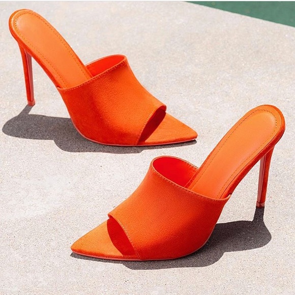 💥New💥 Orange Mules - Picture 7 of 8